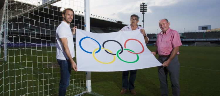 El CD Castellón, presente en el Día Olímpico con sus tres futbolistas olímpicos