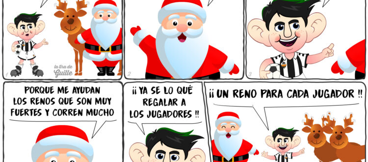 tira cómica navidad cd castellon