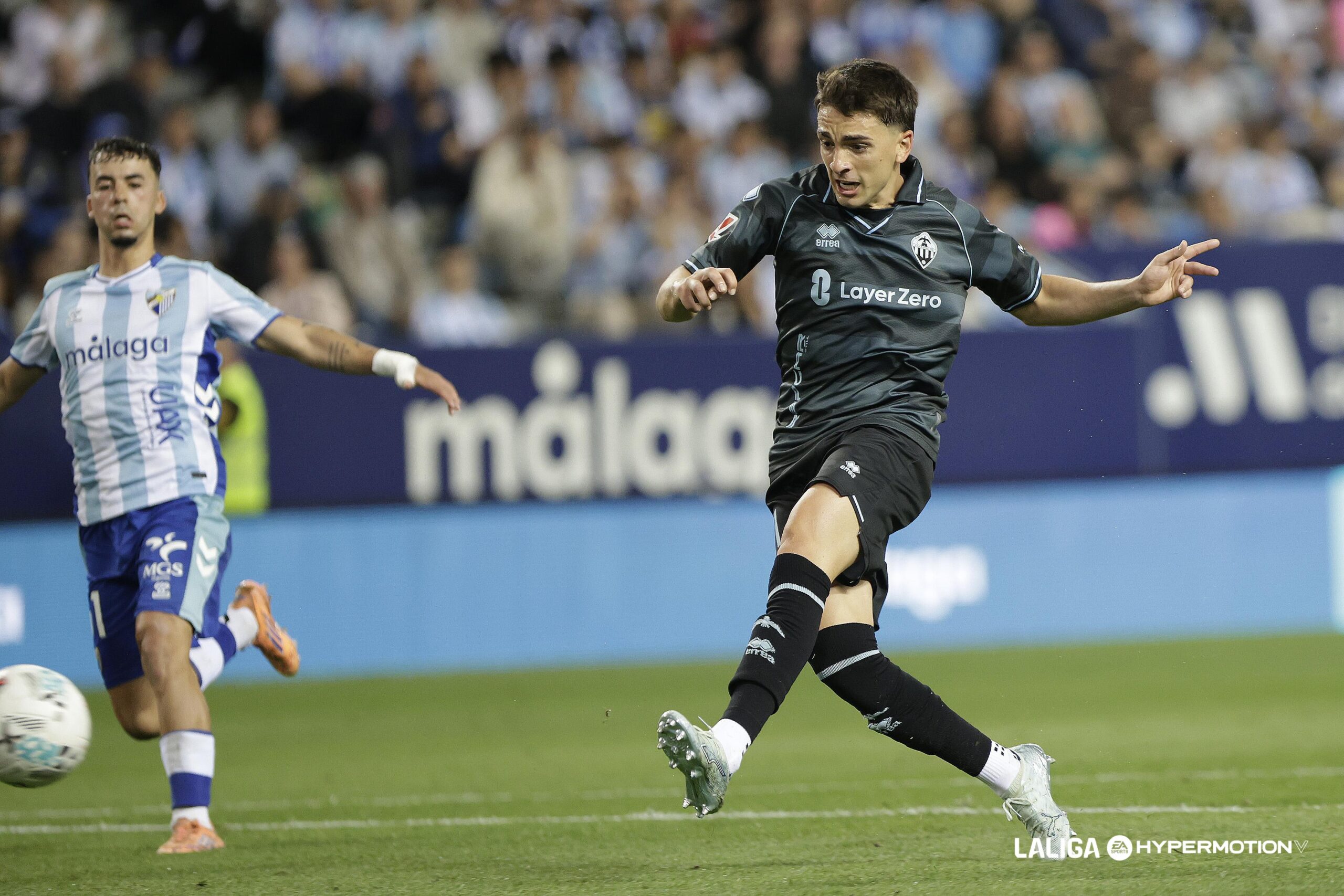 El CD Castellón gana ante el Málaga CF en La Rosaleda (2-3)