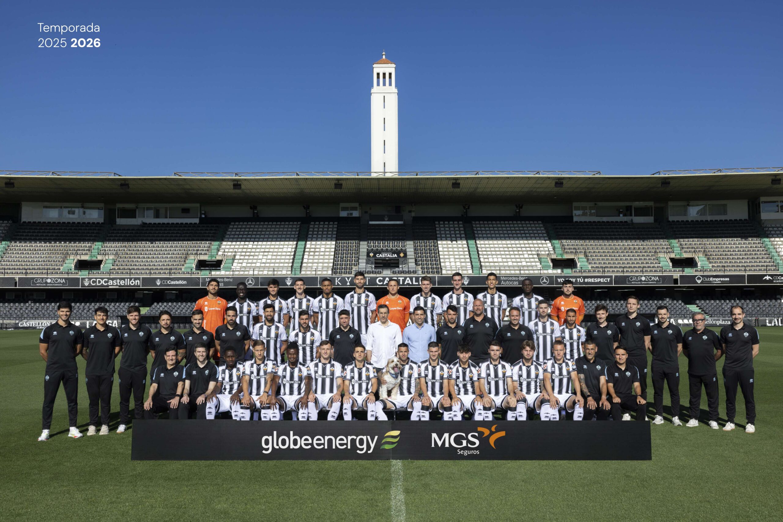 El CD Castellón lleva a cabo la foto oficial de la 25/26