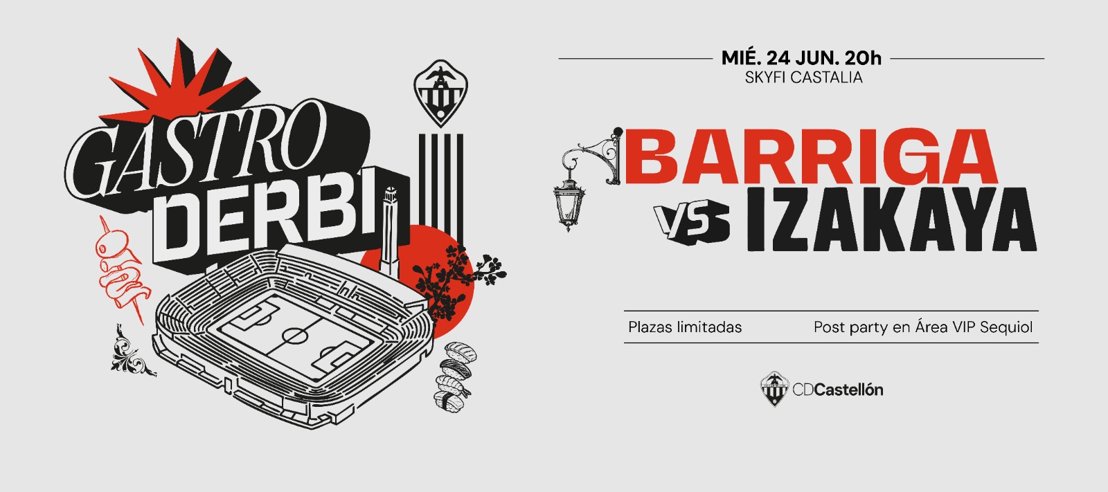 El Gastroderbi llega al SkyFi Castalia