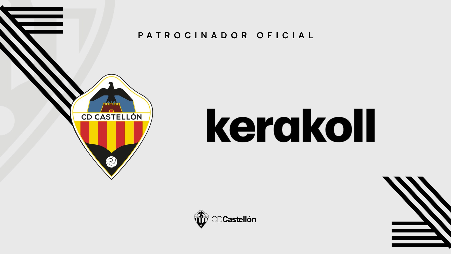 El CD Castellón renueva su acuerdo de patrocinio con Kerakoll