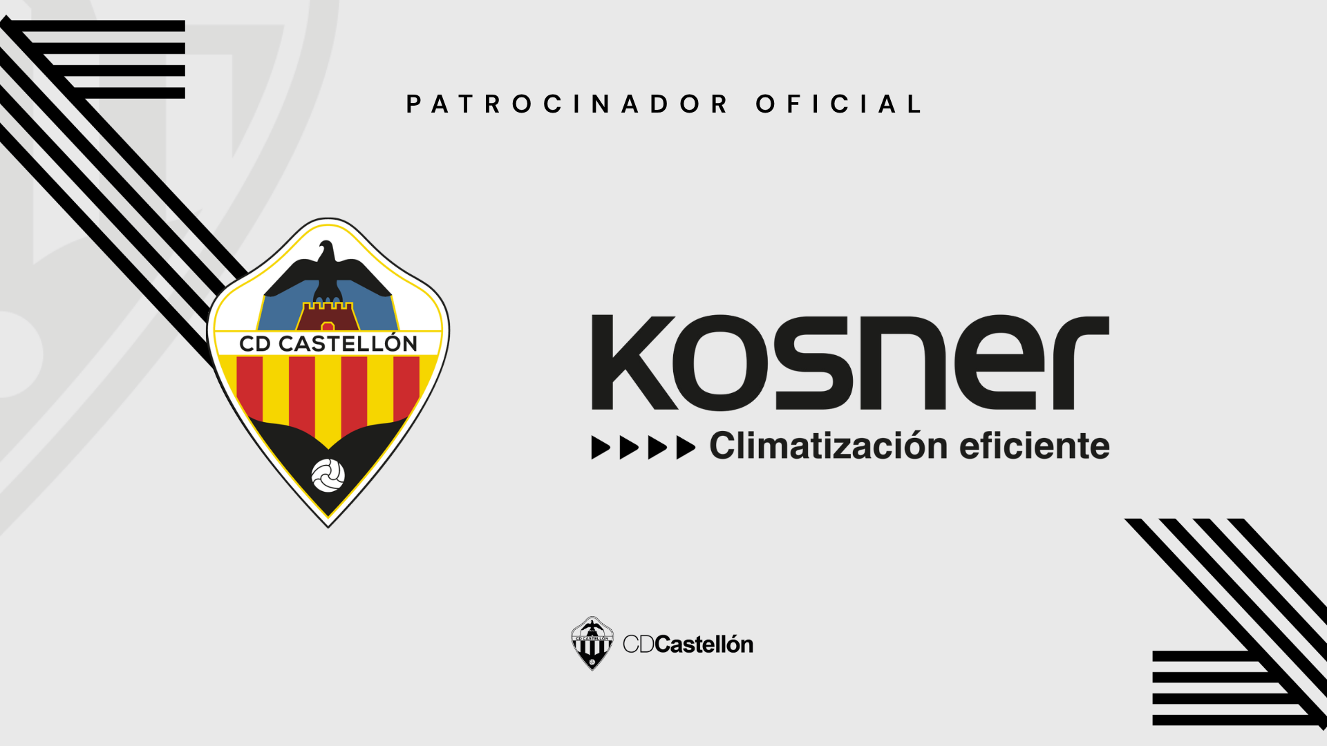 El CD Castellón y Kosner renuevan su acuerdo de patrocinio para la temporada 2026-27